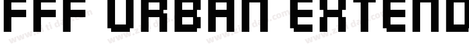 FFF Urban Extended字体转换